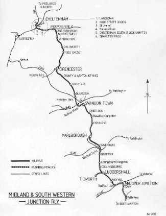 M&SWJR route map